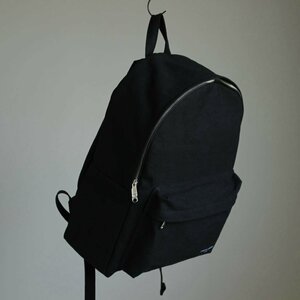 COMME des GARCONS HOMME コムデ ギャルソン オム (HS-K 206) Cotton Canvas Large Back Pack リュック バック パック 黒