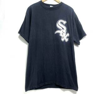 ■ ビンテージ Majestic MLB White Sox ホワイトソックス #14 KONERKO ポール コネルコ ナンバリング Tシャツ サイズL 野球 アメカジ ■