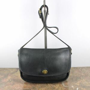 OLD COACH TURN LOCK LEATHER SHOULDER BAG MADE IN USA/オールドコーチターンロックレザーショルダーバッグ