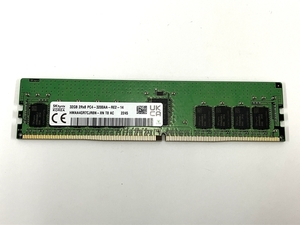 実使用なし Skhynix 32GB 2Rx4 PC4-3200AA-RE2-14 HMAA4GR7CJR8N-XN T8 AC メモリキット モジュール 美品 T8696684