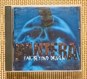 即決送料無料、PANTERA、パンテラ、FAR BEYOND DRIVEN、1994年、日本語ライナーノーツ付、メンバー紹介冊子、国内盤