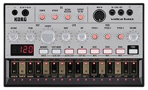 KORG アナログ ベースマシン volca bass 16ステップシーケンサー 電池駆動