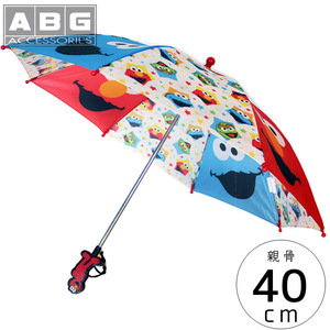 子ども傘 傘 キッズ 子供用 40cm セサミストリート エルモ クッキーモンスター ABG
