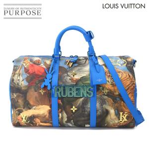 未使用 展示品 ルイ ヴィトン LOUIS VUITTON マスターズ ルーベンス キーポル バンドリエール 50 2way ボストン バッグ 90206611