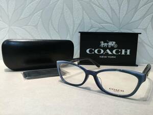 【新品】COACH コーチ HC6131D 5533 メガネフレーム☆ブルー ブラック 未使用