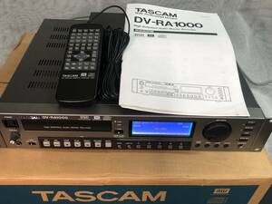 TASCAM オーディオマスターレコーダー　DV-RA1000