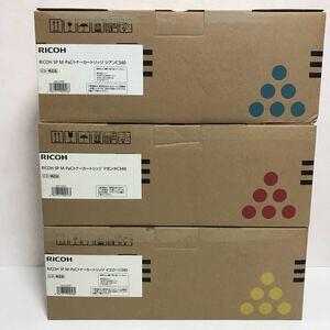 【未開封品】リコー RICOH SP M-PaC トナーカートリッジ 純正品 C340 シアン/マゼンタ/イエロー 3個セット