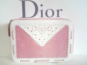 ★美品Dior★ディオール★Dトリック ラインシリーズ★ピンク ポーチ★メイクパレット