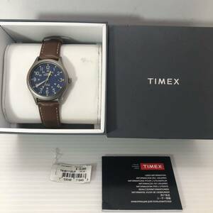 TIMEX タイメックス TW4B11100 レザーベルト クォーツ アナログ 電池式 カレンダー 三針 腕時計 ファッション雑貨 箱付