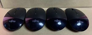 【FUJITSU純正4個セット】 FUJITSU ワイヤレスマウス MG-0927 レシーバー無し 黒 送料無料