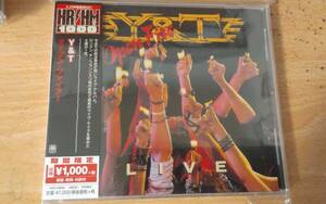 【18年限定再発盤】Y&Tの85年Open Fire国内帯付きCD。
