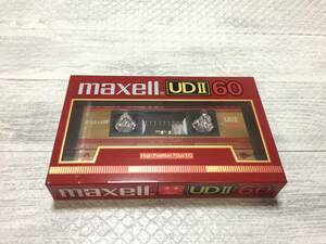 レア 未使用品　MAXELL　UDⅡ 60　ハイポジ　レトロ　送料140円～