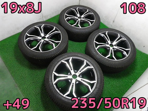 DB-46SS♪VST ボルボ用♪235/50R19♪PCD108/5H/8J/+49♪ノキアン 2022年製♪XC40等♪即発送いたします♪店頭手渡し大歓迎♪