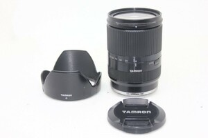 TAMRON 高倍率ズームレンズ 18-200mm F3.5-6.3 DiIII VC ソニーEマウント用 ミラーレスカメラ ブラック B011SE #0093-970