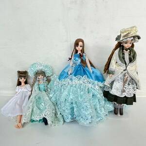 R473-O43-520 TAKARA タカラ エクセリーナ ジェニー 人形 着せかえ人形 4点セット ドレス ワンピース