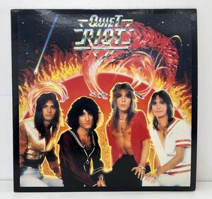 LP盤レコード/QUIET RIOT クワイエット・ライオット/静かなる暴動/SONY/RANDY RHOADS/解説書付き/25AP-880【M005】