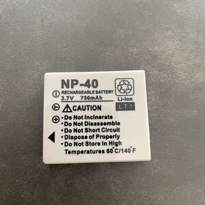 送料無料　NP-40 バッテリー　リチウムイオンバッテリー　カメラ　付属品　アクセサリー