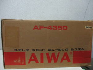 未使用 AIWA アイワ ターンテーブル ステレオ ミュージック システム AF-4350