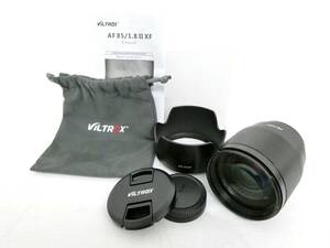 【VILTROX】卯②268//ビルトロックス PFU RBMH 85mm F1.8 STM/Xマウント　防湿庫保管品　極美品