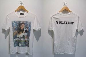 ★ ヒステリックグラマー × プレイボーイ フォトプリントTシャツ sizeS 白 超美品 HYSTERIC GLAMOUR PLAYBOY