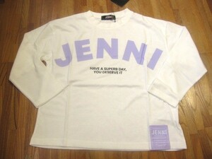 *送料無料*新品*140*JENNI*長袖Tシャツ*ホワイト*ジェニィ*