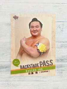☆ BBM2020 大相撲カード レギュラーカード 77 オフショット 白鵬翔 ☆
