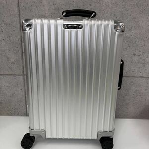 ☆【RIMOWA/リモワ】未使用 スーツケース シルバー GMBH RICHARD BYRD-STR.13 50829 4輪 キャリーケース ステッカー 保存袋 ネームタグ 付