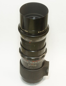 ドイツ製 Meyer-Optik Telemegor 1:5.5/250 M42 3N-349 Q1 ブラック 絞羽15枚