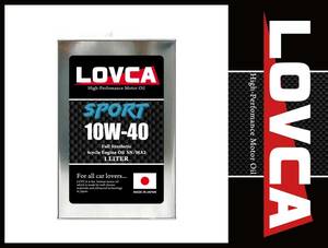 ■条件付き送料無料■LOVCA SPORT 10W-40 1L SN/MA2■バイク専門店からもオーダー続出■100％化学合成油■日本製 10W40■LS1040-1