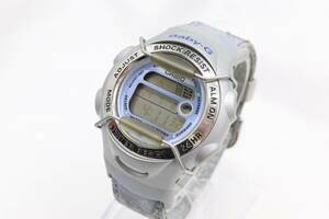 【W144-19】動作品 電池交換済 CASIO Baby-G カシオ ベイビージー デジタル 腕時計 BG-173V レディース【送料全国一律380円】