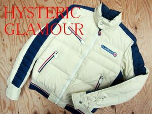 ★ヒステリックグラマー HYSTERIC GLAMOUR★レトロスキーデザイン ダウンジャケット★R60414047A