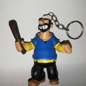 ★ポパイ から ブルート キーホルダー 1種　★現状 中古品 ★縦約8センチ位　★POPEYE ★Bluto　