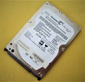 【SEAGATE】ST320LT SATA-320Gバイト-2.5”7ｍｍ厚(7200RPM)HDD(7012時間使用）