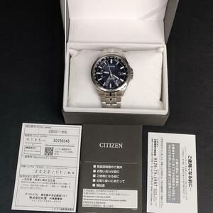 極美品【稼働品】CITIZEN　シチズン　H145　ネイビー　シルバー　ソーラー