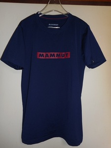 MAMMUT(マムート) 半袖Tシャツ「QD Logo Print T-Shirt AF Men」 ネイビー ASIA-Lサイズ