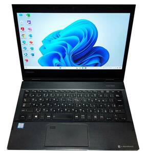 ★【驚速 TOSHIBA VZ62/JL i5-8250U 1.60GHz x8+8GB+SSD256GB 12.5インチノートPC】Win11+Office2021/WEBカメラ■E041945