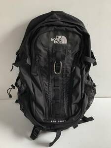 Qu760◆THE NORTH FACE ザ・ノース・フェイス◆バックパック かばん BIG SHOT/ビッグショット ブラック/黒 多機能万能リュック アウトドア