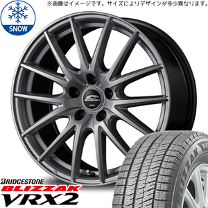 新品 アクア スイフト 165/70R14 BS BLIZZAK VRX2 シュナイダー SQ27 14インチ 5.5J +45 4/100 スタッドレス タイヤ ホイール セット 4本