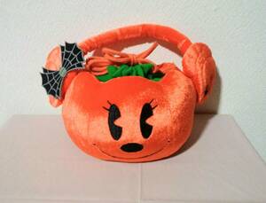 東京ディズニーリゾート 2009年 ハロウィン かわいすぎる ミニーマウス パンプキン 巾着 バッグ かぼちゃ バッグ 
