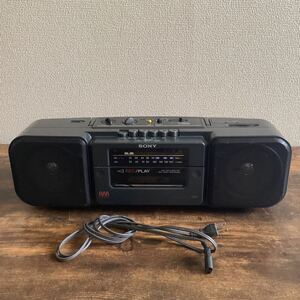 K1195）SONY ソニー CFS-208 ラジオ カセット レコーダー ラジカセ FM/AM オーディオ機器 中古品