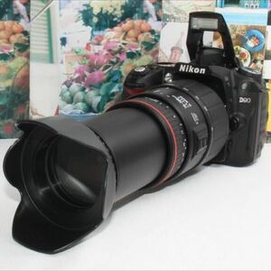 新品バッグ付きNikon D90 超望遠 300mm レンズセット