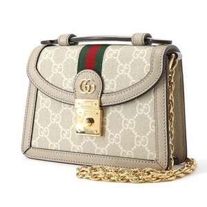 グッチ チェーンショルダーバッグ オフィディア ミニ GGスプリームキャンバス レザー 696180 GUCCI バッグ ポシェット 【安心保証】