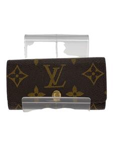 LOUIS VUITTON◆ミュルティクレ4_モノグラム・キャンバス_BRW/-/BRW/メンズ