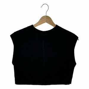 【美品】 AURALEE / オーラリー | 2023SS | Dry Cotton Knit Vest ニットベスト | 1 | ブラック | レディース