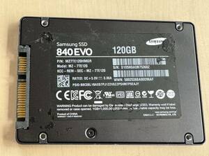 SAMSUNG SSD120GB【動作確認済み】0233
