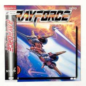 LD レーザーディスク レイフォース 帯付き タイトー ズンタタ サイトロン LaserDisc RAY FORCE Taito ZUNTATA Visual Clip Vol.1