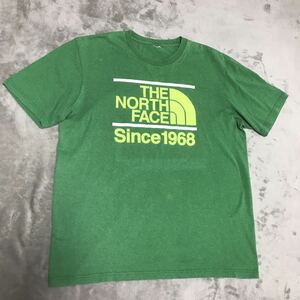 THE NORTH FACE ザノースフェイス 希少カラー 半袖Ｔシャツ メンズ XLサイズ グリーン