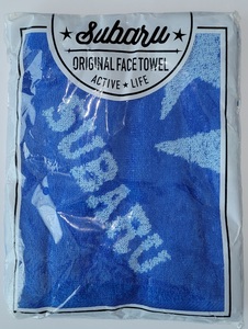 未使用　スバル　タオル　オリジナル　フェイス　SUBARU　ORIGINAL FACE TOWEL　非売品　記念品　ノベルティ