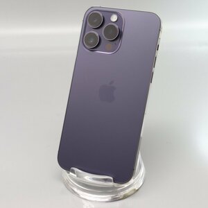 Apple iPhone14 Pro Max 512GB Deep Purple A2893 MQ9J3J/A バッテリ100% ■SIMフリー★Joshin2290【1円開始・送料無料】