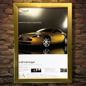 当時物 Aston Martin V8 Vantage広告 / ポスター カタログ 旧車 アストンマーチン アストンマーティン ヴァンテージ ミニカー パーツ MT
